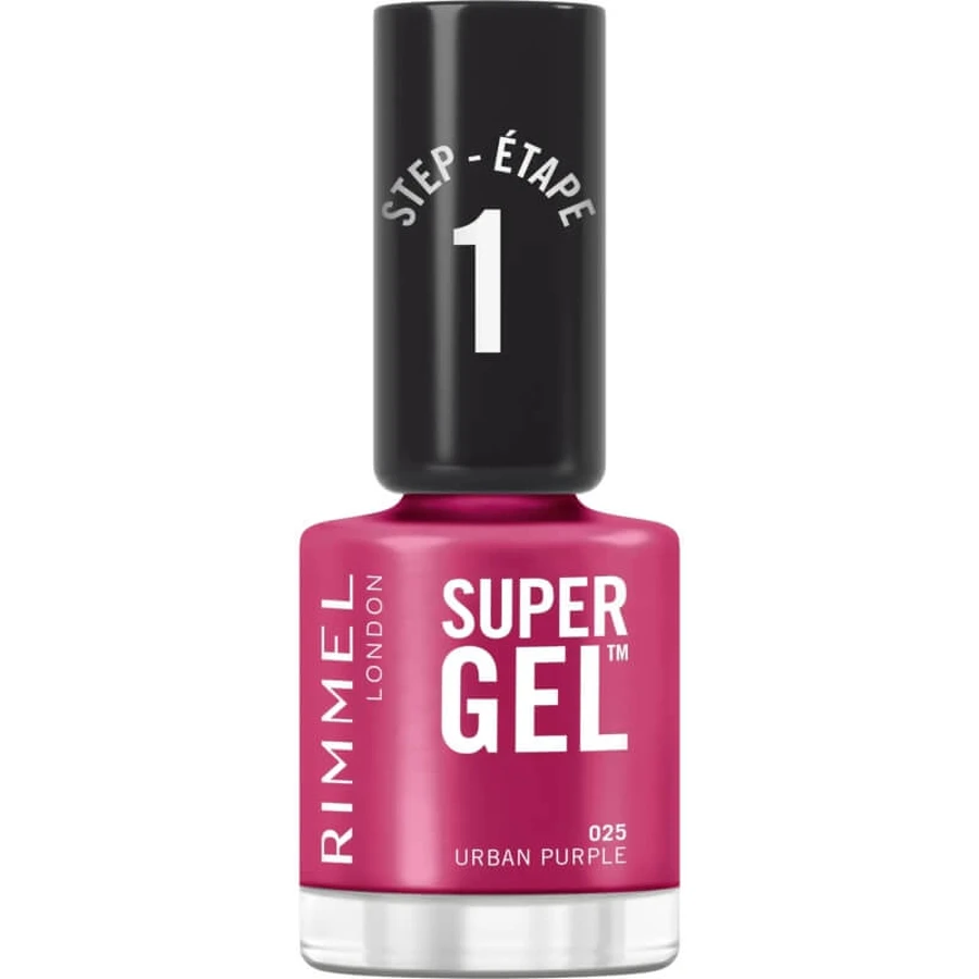 Rimmel Super Gel - Langhoudende nagellak met gel-effect nr. 025 Urban Purple
