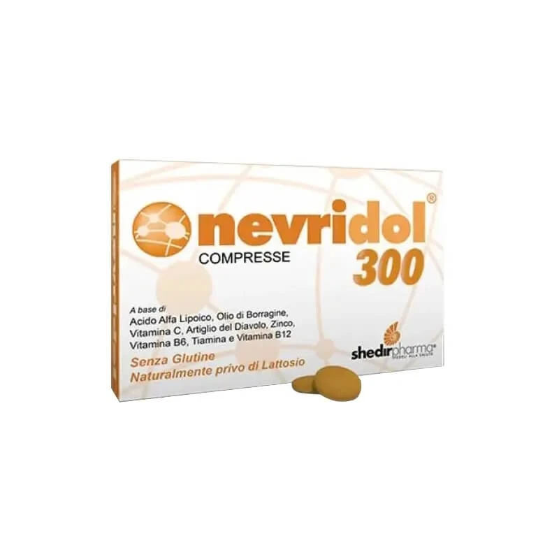 Nevridol 300 - Supplement voor het zenuwstelsel, 40 tabletten