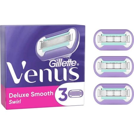 Gillette Venus Deluxe Smooth Swirl - 3 vervangingsmesjes