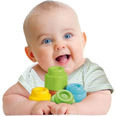 Clementoni Soft Clemmy Touch & Play - Set van 20 zachte bouwblokken, 6–36 maanden