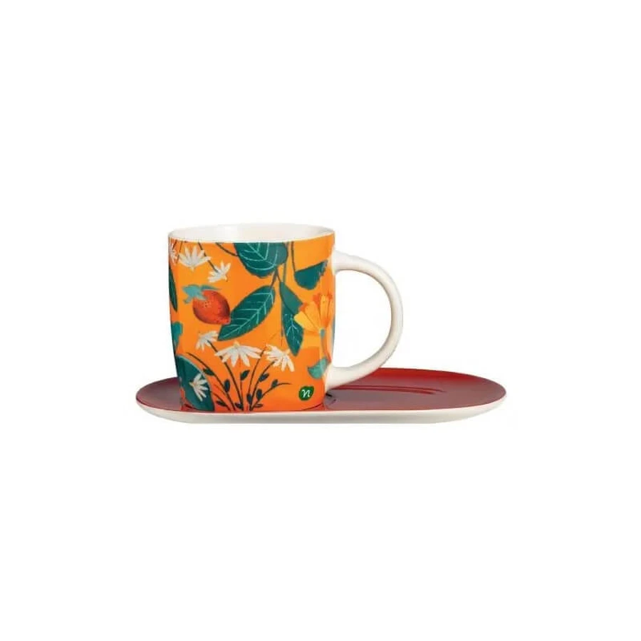 Neavita Home Sweet Home - Cookie Mug with Saucer, 300 ml