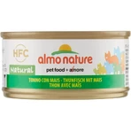 Almo Nature HFC Thon naturel au maïs - Nourriture humide pour chats adultes, 70 g