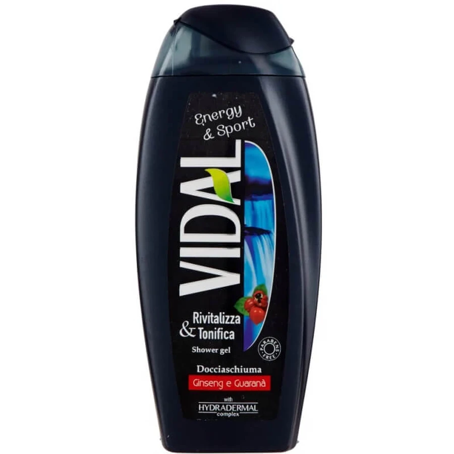 Vidal Energy &amp; Sport – Belebendes Duschgel 250 ml