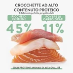 Schesir Born pentru pisici carnivore, cu pui, hering și somon – hrană completă pentru pisici adulte, 255 gr