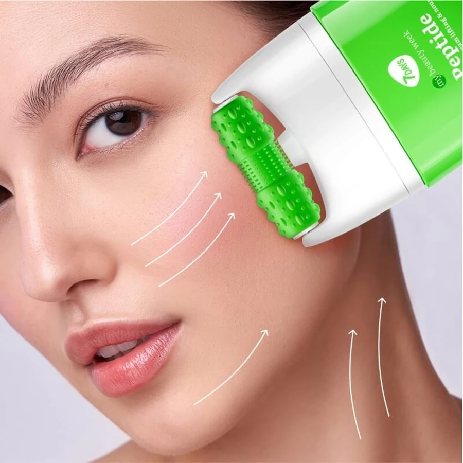7days Peptides - Voedende en verzachtende gezichtscrème met massagetoestel, 40 ml