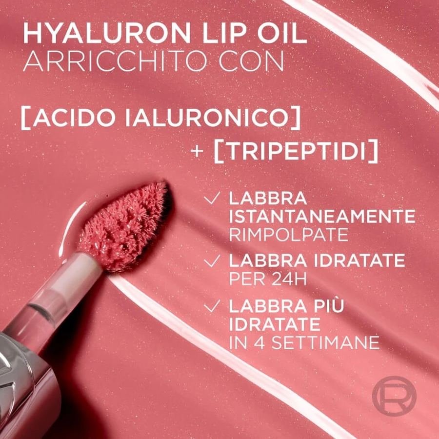 L'Oréal Paris Plump Ambition Hyaluron Lip Oil – Lippenöl für mehr Volumen Nr. 380 Blush in