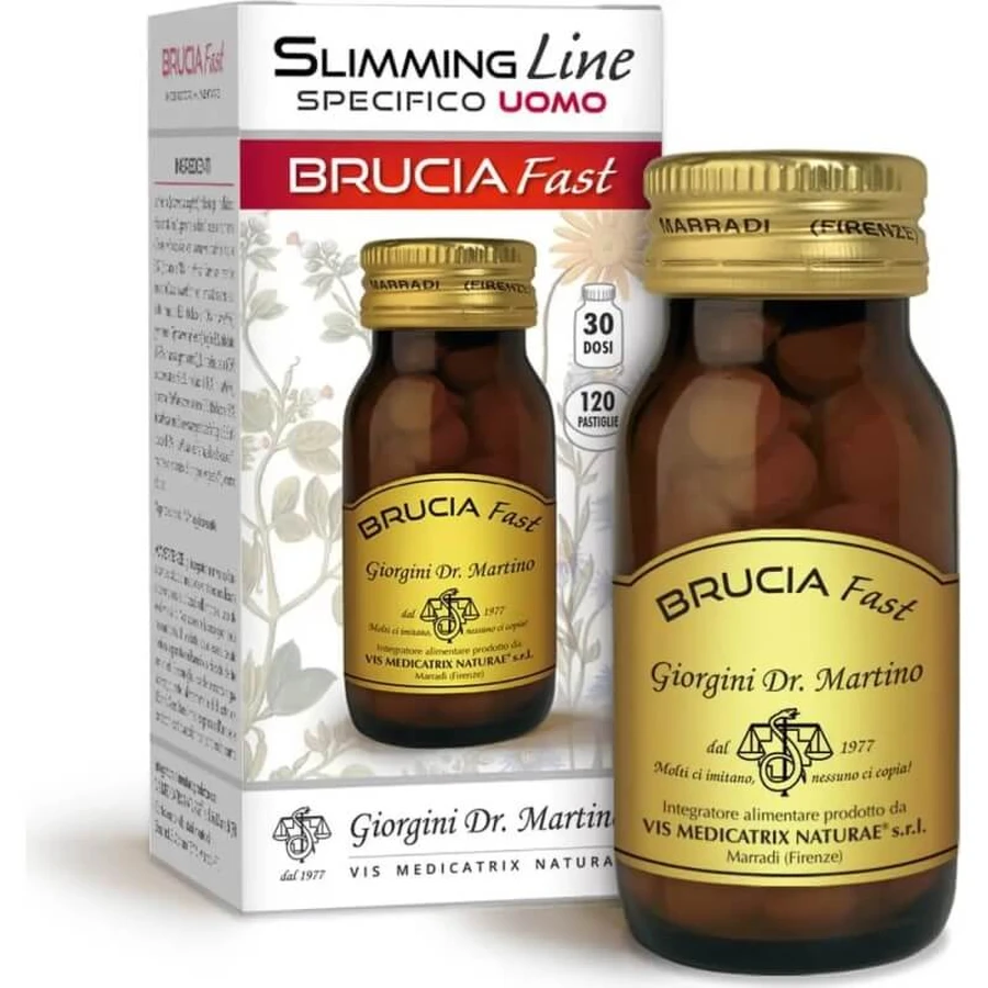 Brucia fast uomo 120 pastiglie - integratore per il metabolismo