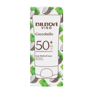 Bilboa Face Zonnebrandcrème SPF 50+ Coccobello Zeer hoge bescherming met lichtreflecterende parels 40 ml