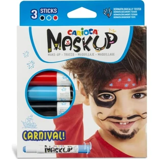 Carioca Mask up carnival – 3 markere pentru piele