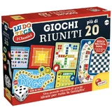 Lisciani Playroom Game Set — over 20 games and 12 board games for children ages 6 and up