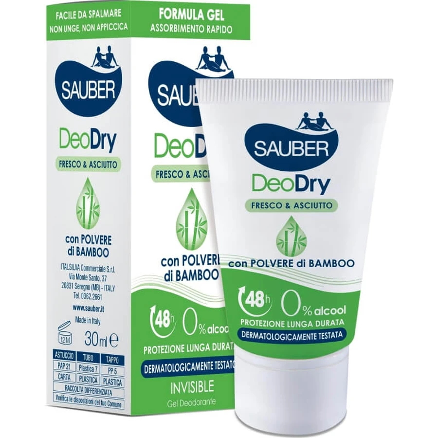 Sauber Fresh &amp; Dry 48h – żel dezodorujący 30 ml: ceny i cechy