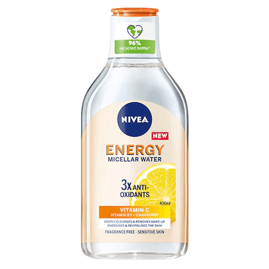 Eau micellaire à la vitamine C Energy, 400 ml, Nivea