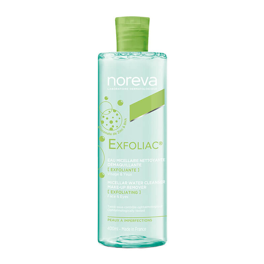 Acqua micellare purificante esfoliante, 400 ml, Noreva