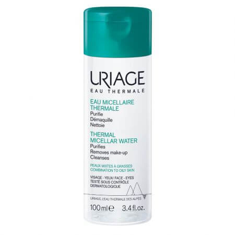Thermaal micellair water voor de gemengde-vette huid, 100 ml, Uriage
