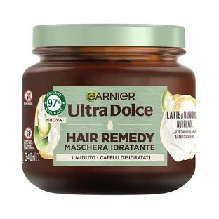 Garnier Ultra Gentle Hair Remedy - Mascarilla hidratante con leche de almendra, 340 ml