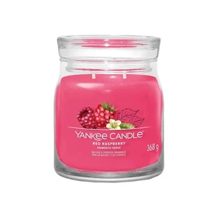 Yankee Candle Red Raspberry - Vela perfumada Signature mediana, 368 g