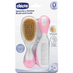 Chicco roze borstel en kam