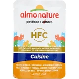 Almo Nature HFC-gelei met kipfilet en kaas - Natvoer voor volwassen katten, 55 g