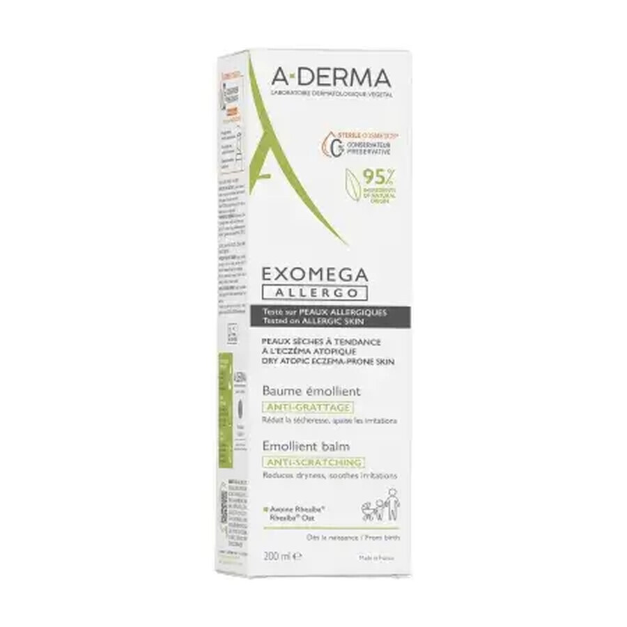 A-Derma Exomega Defi Allergo  Balsam emolient, 200 ml