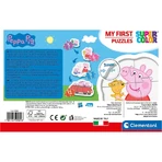 Clementoni Supercolor My First Peppa Pig Puzzle - 4 Shaped Puzzles, Ages 2+