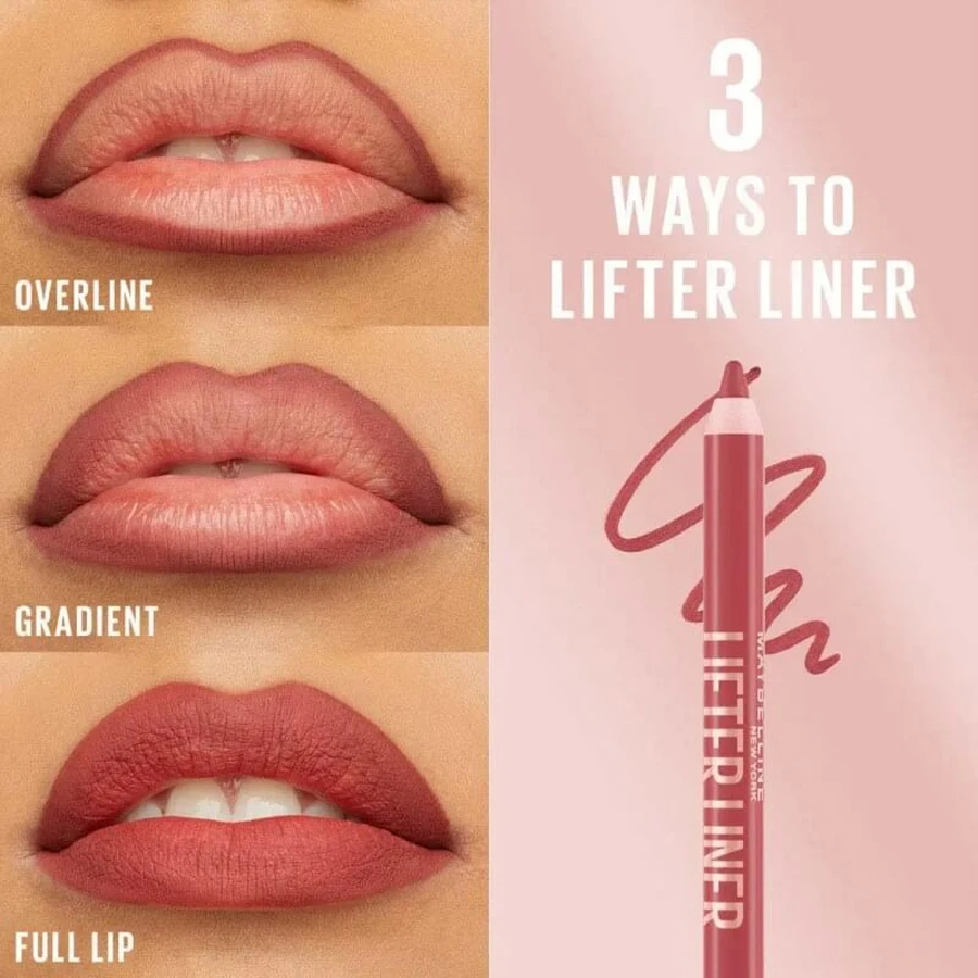 Maybelline Lifter Liner – Lippenkonturenstift mit Hyaluronsäure Nr. 010 „Main Character“