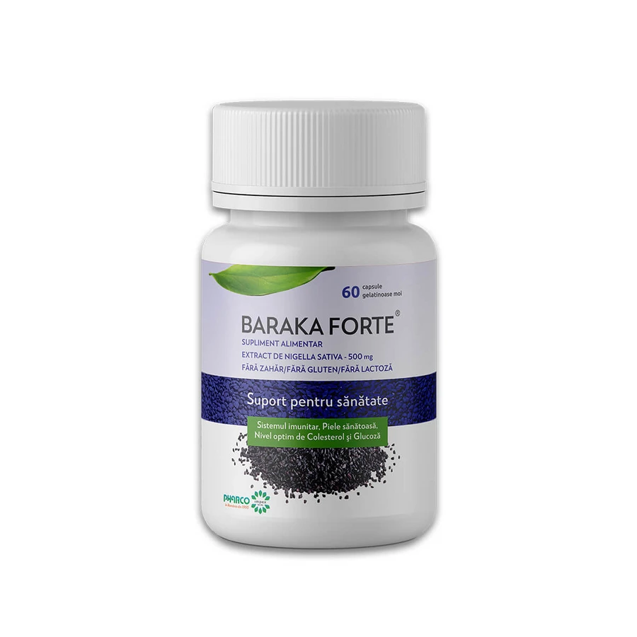 Baraka Forte, 500 mg, 60 cápsulas, Pharco