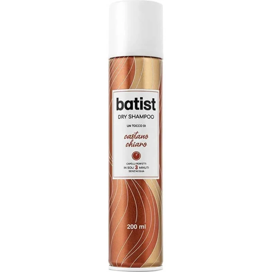 Batist Light Brown - Champú seco para cabello teñido, 200 ml
