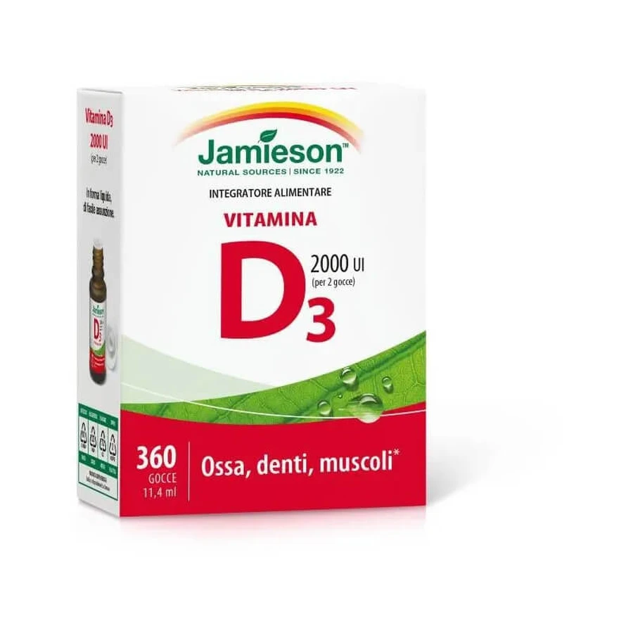 Gouttes de vitamine D3 - Complément alimentaire pour les os, 11,4 ml