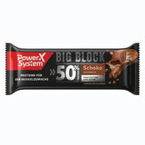 Big Block Chocolade Eiwitreep, 100g, Power System