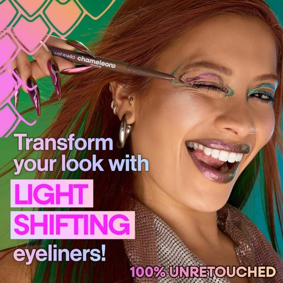 Wet n Wild Chameleon Chrome – Wasserfester Eyeliner mit Einziehmechanismus – Superstar Suit