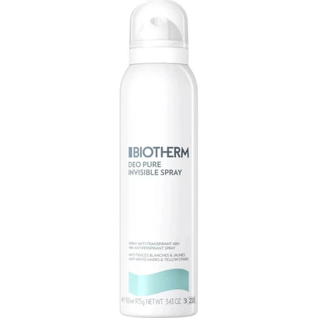 Biotherm Pure Invisible - Desodorante antitranspirante en spray, 150 ml