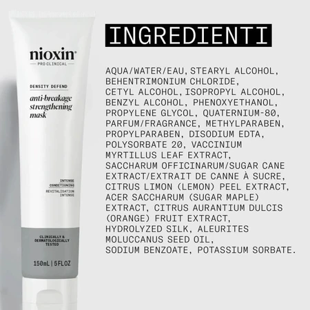 Nioxin Anti-Breakage Strengthening Mask - Masker tegen haarbreuk en voor meer kracht 150 ml