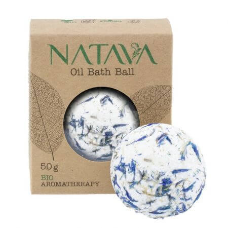 Boule de bain parfumée à l'huile de tussilage, Bio, 50 g, Natava
