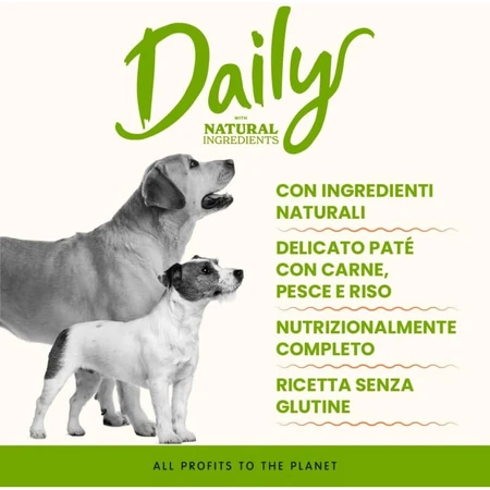 Almo Nature Daily Menu: Weißfisch und Reis – Alleinfuttermittel für erwachsene Hunde, 100 g