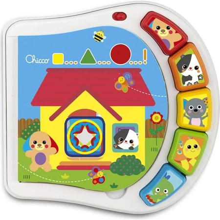 Libro «Animales en casa» de Chicco: juguete con luces y sonidos