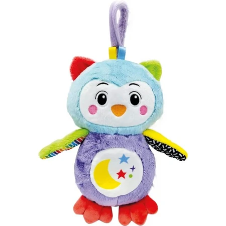 Clementoni Good Night Owl – Interaktives Plüschtier mit Nachtlicht 17801