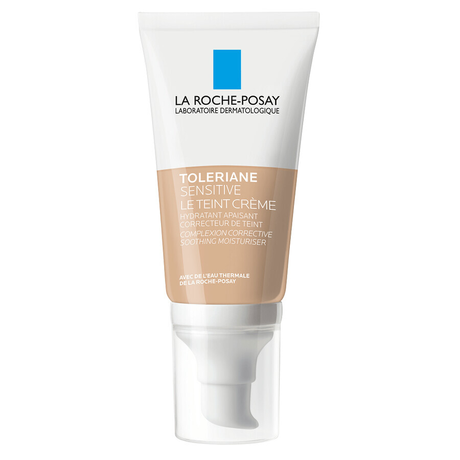 La Roche-Posay Toleriane Sensitive Feuchtigkeitscreme, Heller Farbton, 50 ml