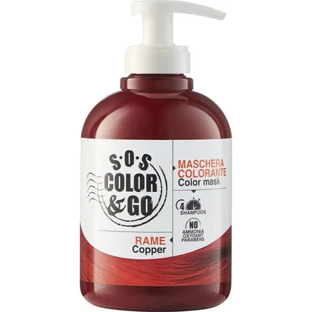 Alama S.o.s. Color&amp;Go – Haarmaske mit Kupfer-Effekt, 300 ml