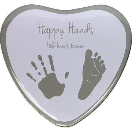 Dooky Happy Hands – Set zum Abdrücken von Händen und Füßen mit Blechdose