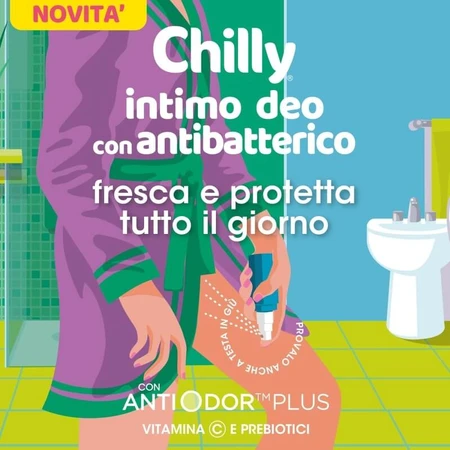 Chilly – antybakteryjny dezodorant do okolic intymnych, pH 5, z witaminami i prebiotykami, 50 ml: ceny i cechy