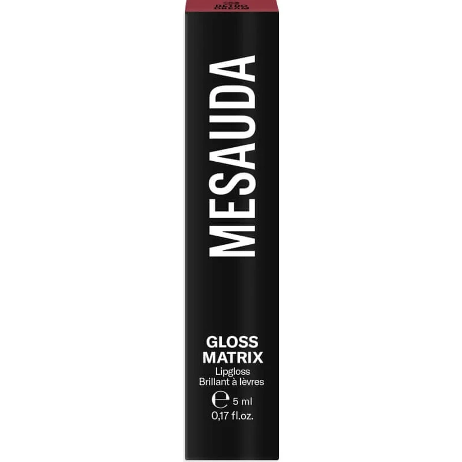 Mesauda Gloss Matrix - Brillo de labios n.º 106 Retro Dream