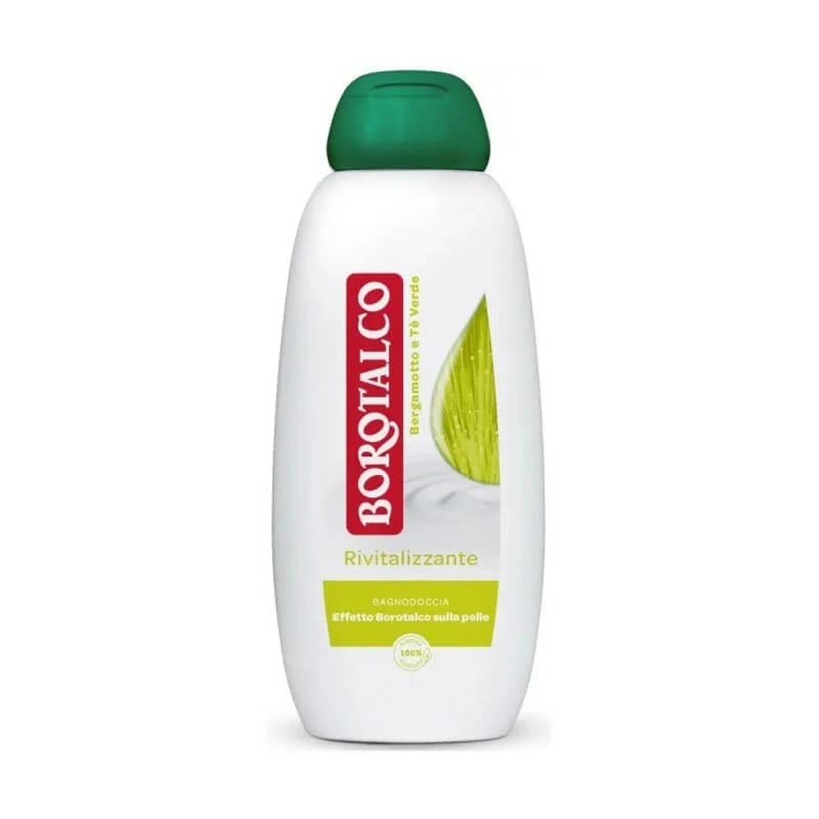 Borotalco Bergamota y Té Verde - Gel de baño revitalizante 450 ml