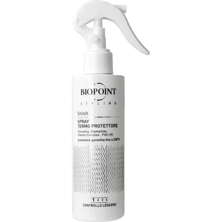 Spray de acabado con protección térmica para peinado Biopoint, 200 ml