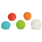 Clementoni Animal sensorial balls – set de 5 mingi senzoriale, de la 3 luni în sus