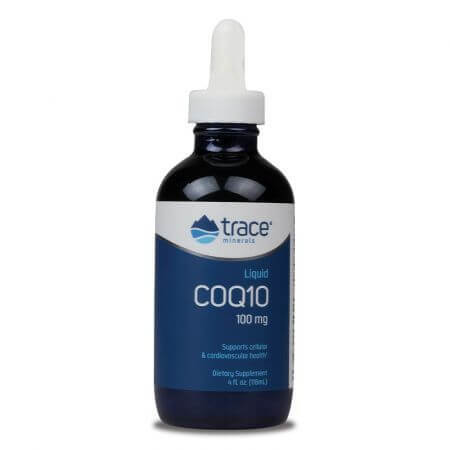 Co-enzym Q10 vloeibaar met mandarijnsmaak, 100 mg, 59 ml, Trace Minerals