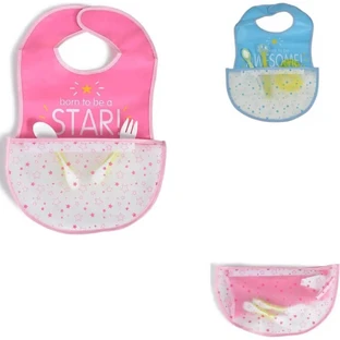 Cangaroo Glam - Waterdicht slabbetje - Roze