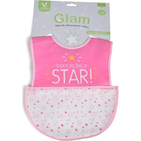 Cangaroo Glam - Waterdicht slabbetje - Roze