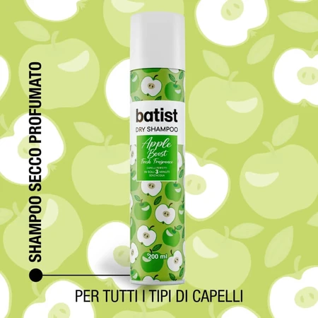 Batist Apple Boost - Scented Dry Shampoo, 200 ml