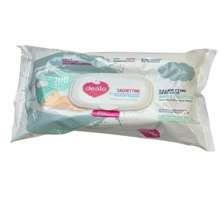 Dealo Baby Ultra Sensitive – 100 delikatnych chusteczek nawilżanych: ceny i cechy
