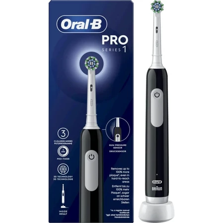 Oral-B Pro Series 1 - Cepillo de dientes eléctrico recargable - Negro